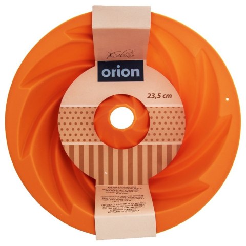 FORMA DO PIECZENIA BABKI Z KOMINEM SILIKONOWA POMARAŃCZOWA KWIAT 23.5CM SILLINIE ORION 151711 FORMA DO PIECZENIA BABKI Z KOMINEM SILIKONOWA POMARAŃCZOWA KWIAT 23.5CM SILLINIE ORION 151711