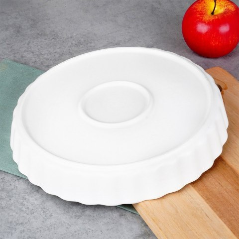 FORMA DO PIECZENIA TARTY CIASTA CERAMICZNA BIAŁA 24.5CM VILDE 279004 FORMA DO PIECZENIA TARTY CIASTA CERAMICZNA BIAŁA 24.5CM VILDE 279004