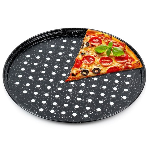 FORMA DO PIZZY GRANITOWA PERFOROWANA 28CM VILDE 279030 FORMA DO PIZZY GRANITOWA PERFOROWANA 28CM VILDE 279030