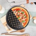 FORMA DO PIZZY GRANITOWA PERFOROWANA 28CM VILDE 279030