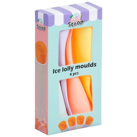FORMA DO ROBIENIA LODÓW WODNYCH SILIKONOWA FOREMKI NA LODY 100ML 4 SZTUKI HIT 259665 FORMA DO ROBIENIA LODÓW WODNYCH SILIKONOWA FOREMKI NA LODY 100ML 4 SZTUKI HIT 259665