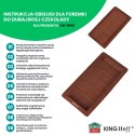 FORMA SILIKONOWA DO CZEKOLADY DUBAJSKIEJ 25X13,5 CM KINGHOFF KH-1945