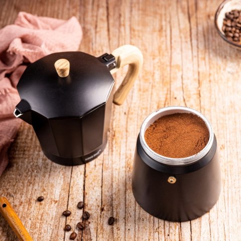 KAWIARKA ESPRESSO KAFETERKA CIŚNIENIOWA KINGHOFF 300ML / 6 FILIŻANEK KH-1886 KAWIARKA ESPRESSO KAFETERKA CIŚNIENIOWA KINGHOFF 300ML / 6 FILIŻANEK KH-1886