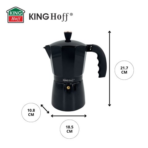 KAWIARKA ESPRESSO KAFETERKA CIŚNIENIOWA KINGHOFF 450ML / 9 FILIŻANEK KH-1884 KAWIARKA ESPRESSO KAFETERKA CIŚNIENIOWA KINGHOFF 450ML / 9 FILIŻANEK KH-1884