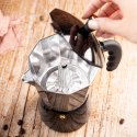 KAWIARKA ESPRESSO KAFETERKA CIŚNIENIOWA KINGHOFF 450ML / 9 FILIŻANEK KH-1884