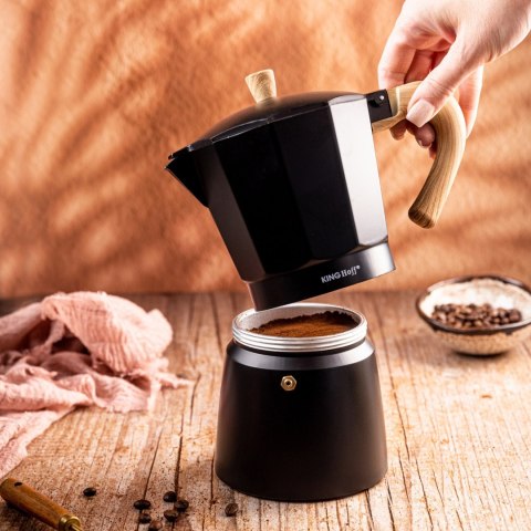 KAWIARKA ESPRESSO KAFETERKA CIŚNIENIOWA KINGHOFF 450ML / 9 FILIŻANEK KH-1887 KAWIARKA ESPRESSO KAFETERKA CIŚNIENIOWA KINGHOFF 450ML / 9 FILIŻANEK KH-1887
