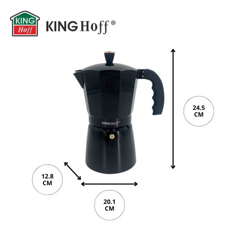 KAWIARKA ESPRESSO KAFETERKA CIŚNIENIOWA KINGHOFF 600ML / 12 FILIŻANEK KH-1885 KAWIARKA ESPRESSO KAFETERKA CIŚNIENIOWA KINGHOFF 600ML / 12 FILIŻANEK KH-1885