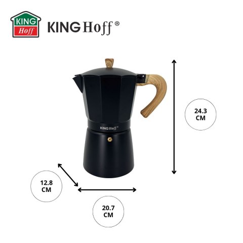 KAWIARKA ESPRESSO KAFETERKA CIŚNIENIOWA KINGHOFF 600ML / 12 FILIŻANEK KH-1888 KAWIARKA ESPRESSO KAFETERKA CIŚNIENIOWA KINGHOFF 600ML / 12 FILIŻANEK KH-1888