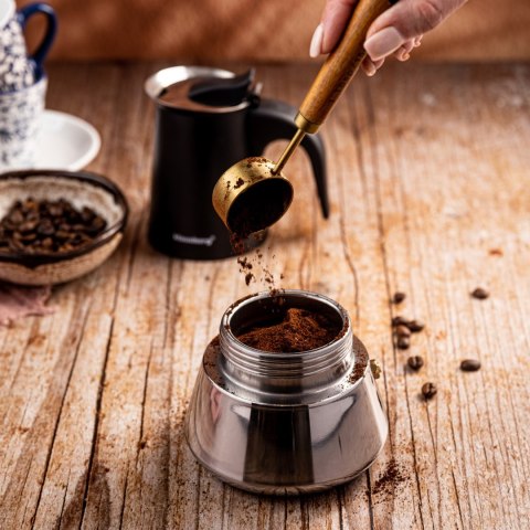 KAWIARKA ESPRESSO KAFETERKA CIŚNIENIOWA KLAUSBERG 300ML (6 FILIŻANKI) KB-7845