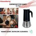 KAWIARKA ESPRESSO KAFETERKA CIŚNIENIOWA KLAUSBERG 600ML (12 FILIŻANKI) KB-7847