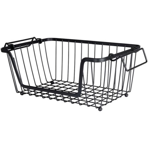 KOSZYK KOSZ NA OWOCE WARZYWA I WARZYWA METALOWY CZARNY SKRZYNKA VILDE 229056 KOSZYK KOSZ NA OWOCE WARZYWA I WARZYWA METALOWY CZARNY SKRZYNKA VILDE 229056