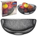 KOSZYK KOSZ NA OWOCE WARZYWA METALOWY CZARNY RADKA ORION 730553
