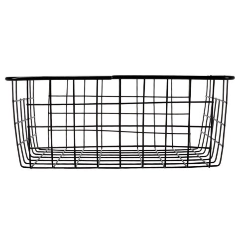 KOSZYK KOSZ NA OWOCE WARZYWA METALOWY POJEMNIK CZARNY 28X22X12CM LOFT HIT 730154 KOSZYK KOSZ NA OWOCE WARZYWA METALOWY POJEMNIK CZARNY 28X22X12CM LOFT HIT 730154