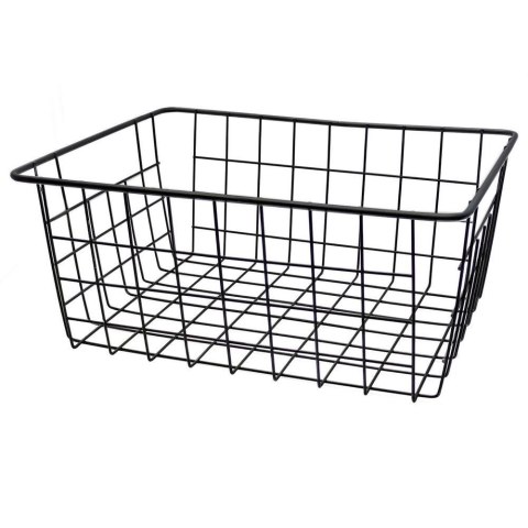 KOSZYK KOSZ NA OWOCE WARZYWA METALOWY POJEMNIK CZARNY 28X22X12CM LOFT HIT 730154 KOSZYK KOSZ NA OWOCE WARZYWA METALOWY POJEMNIK CZARNY 28X22X12CM LOFT HIT 730154