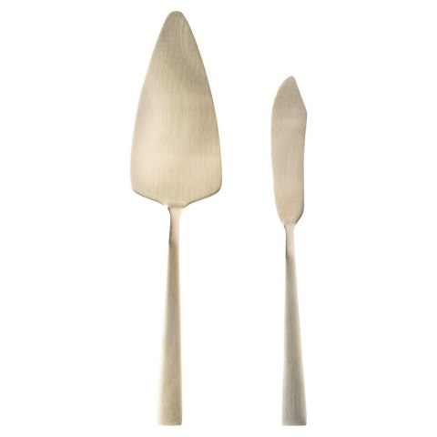 ŁOPATKA I NÓŻ DO SERWOWANIA CIASTA ZESTAW 2-ELE STALOWY ZŁOTY EXCELLENT HOUSEWARE 139749 ŁOPATKA I NÓŻ DO SERWOWANIA CIASTA ZESTAW 2-ELE STALOWY ZŁOTY EXCELLENT HOUSEWARE 139749