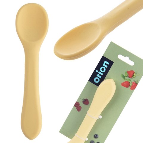ŁYŻECZKA DZIECIĘCA SILIKONOWA DLA DZIECI DZIECKA 14CM ŻÓŁTA ORION 154209 ŁYŻECZKA DZIECIĘCA SILIKONOWA DLA DZIECI DZIECKA 14CM ŻÓŁTA ORION 154209