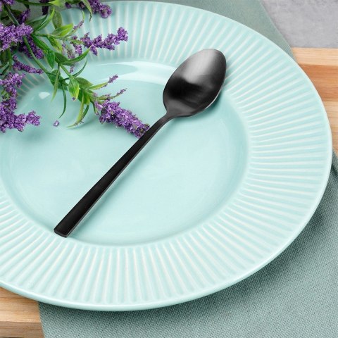 ŁYŻECZKI DO HERBATY KOMPLET ŁYŻECZEK ZESTAW SZTUĆCE CZARNE SATYNOWE 4-ELE EXCELLENT HOUSEWARE 139770 ŁYŻECZKI DO HERBATY KOMPLET ŁYŻECZEK ZESTAW SZTUĆCE CZARNE SATYNOWE 4-ELE EXCELLENT HOUSEWARE 139770