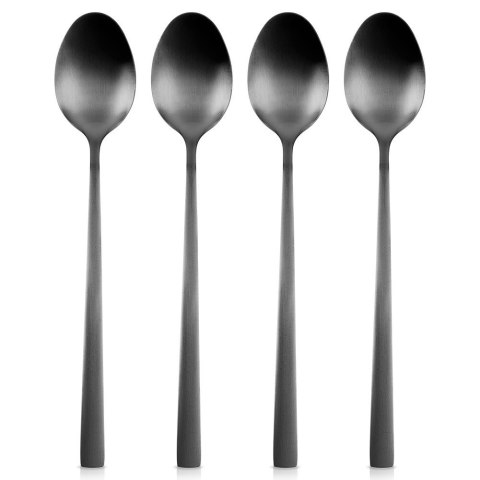 ŁYŻECZKI KOKTAJLOWE DESEROWE DŁUGIE DO DRINKÓW SZTUĆCE CZARNE SATYNOWE 4-ELE EXCELLENT HOUSEWARE 139772 ŁYŻECZKI KOKTAJLOWE DESEROWE DŁUGIE DO DRINKÓW SZTUĆCE CZARNE SATYNOWE 4-ELE EXCELLENT HOUSEWARE 139772