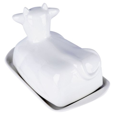 MASELNICZKA PORCELANOWA MASELNICA BIAŁA KROWA POJEMNIK NA MASŁO VILDE 139338 MASELNICZKA PORCELANOWA MASELNICA BIAŁA KROWA POJEMNIK NA MASŁO VILDE 139338