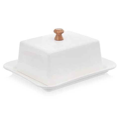 MASELNICZKA PORCELANOWA MASELNICA BIAŁA POJEMNIK NA MASŁO WHITELINE ORION 127143 MASELNICZKA PORCELANOWA MASELNICA BIAŁA POJEMNIK NA MASŁO WHITELINE ORION 127143