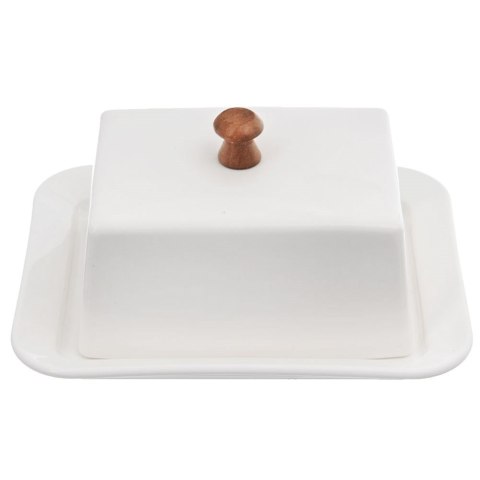 MASELNICZKA PORCELANOWA MASELNICA BIAŁA POJEMNIK NA MASŁO WHITELINE ORION 127143 MASELNICZKA PORCELANOWA MASELNICA BIAŁA POJEMNIK NA MASŁO WHITELINE ORION 127143