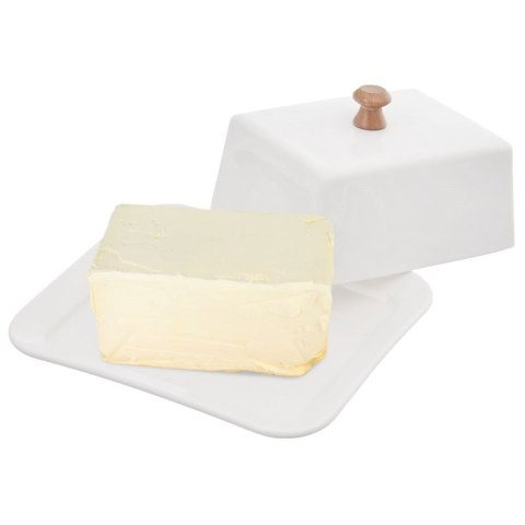 MASELNICZKA PORCELANOWA MASELNICA BIAŁA POJEMNIK NA MASŁO WHITELINE ORION 127143 MASELNICZKA PORCELANOWA MASELNICA BIAŁA POJEMNIK NA MASŁO WHITELINE ORION 127143