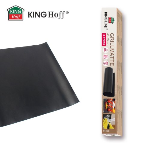 MATY DO GRILLOWANIA, ZESTAW 3SZT, 40X33CM, KINGHOFF KH-1920 MATY DO GRILLOWANIA, ZESTAW 3SZT, 40X33CM, KINGHOFF KH-1920