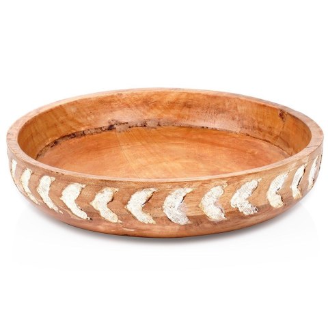 MISKA DREWNIANA DO SERWOWANIA PRZEKĄSEK SAŁATEK NA OWOCE 30.5CM 2.5L VILDE 259690 MISKA DREWNIANA DO SERWOWANIA PRZEKĄSEK SAŁATEK NA OWOCE 30.5CM 2.5L VILDE 259690
