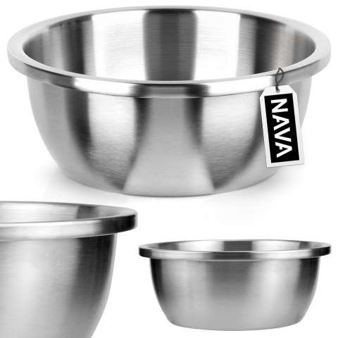 MISKA KUCHENNA DO MIKSOWANIA METALOWA STALOWA ACER 28CM 4.3L NAVA 10-261-003 MISKA KUCHENNA DO MIKSOWANIA METALOWA STALOWA ACER 28CM 4.3L NAVA 10-261-003