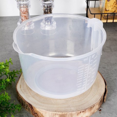 MISKA KUCHENNA DO MIKSOWANIA MIESZANIA UBIJANIA Z MIARKĄ 2.5L VILDE 259235 MISKA KUCHENNA DO MIKSOWANIA MIESZANIA UBIJANIA Z MIARKĄ 2.5L VILDE 259235