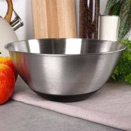 MISKA KUCHENNA METALOWA STALOWA ANTYPOŚLIZGOWA SREBRNA 21.5CM 1.9L VILDE 259642
