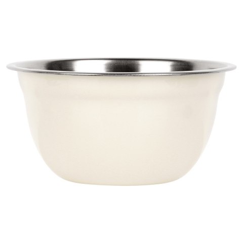 MISKA KUCHENNA METALOWA STALOWA BIAŁA MISECZKA MAŁA 14.5CM 700ML VILDE 259706 MISKA KUCHENNA METALOWA STALOWA BIAŁA MISECZKA MAŁA 14.5CM 700ML VILDE 259706