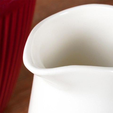 MLECZNIK PORCELANOWY DZBANEK DZBANUSZEK NA MLEKO BIAŁY 200ML VILDE 153536 MLECZNIK PORCELANOWY DZBANEK DZBANUSZEK NA MLEKO BIAŁY 200ML VILDE 153536