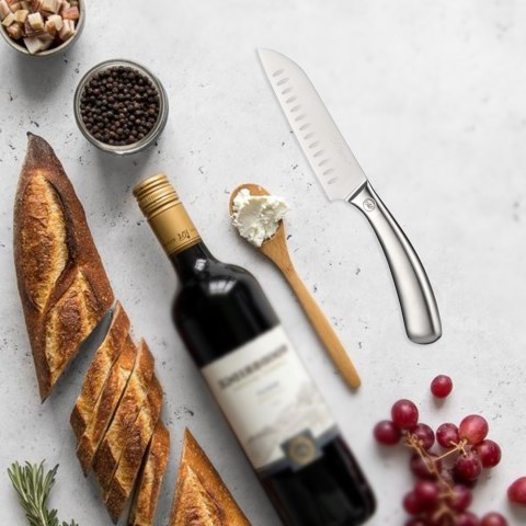 NÓŻ SANTOKU 12.5CM STALOWY POJEDYNCZY KUCHENNY MAESTRO MR-1496 NÓŻ SANTOKU 12.5CM STALOWY POJEDYNCZY KUCHENNY MAESTRO MR-1496