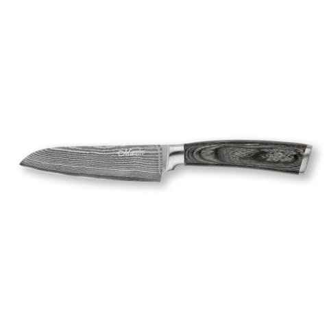 NÓŻ SANTOKU 12.5CM ZE STALI DAMASCEŃSKIEJ POJEDYNCZY KUCHENNY MAESTRO MR-1482 NÓŻ SANTOKU 12.5CM ZE STALI DAMASCEŃSKIEJ POJEDYNCZY KUCHENNY MAESTRO MR-1482