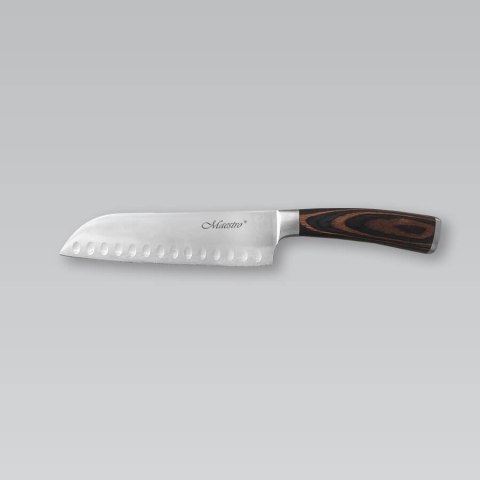 NÓŻ SANTOKU 17.5CM STALOWY POJEDYNCZY KUCHENNY MAESTRO MR-1465 NÓŻ SANTOKU 17.5CM STALOWY POJEDYNCZY KUCHENNY MAESTRO MR-1465