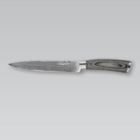 NÓŻ UNIWERSALNY 17.5CM ZE STALI DAMASCEŃSKIEJ POJEDYNCZY KUCHENNY MAESTRO MR-1483 NÓŻ UNIWERSALNY 17.5CM ZE STALI DAMASCEŃSKIEJ POJEDYNCZY KUCHENNY MAESTRO MR-1483