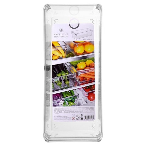 ORGANIZER DO LODÓWKI POJEMNIK NA PRODUKTY SPOŻYWCZE 36X15X10CM EXCELLENT HOUSEWARE 259377 ORGANIZER DO LODÓWKI POJEMNIK NA PRODUKTY SPOŻYWCZE 36X15X10CM EXCELLENT HOUSEWARE 259377
