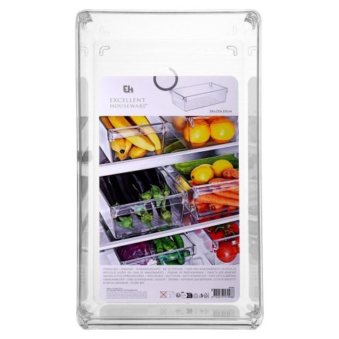 ORGANIZER DO LODÓWKI POJEMNIK NA PRODUKTY SPOŻYWCZE 36X20.5X10CM EXCELLENT HOUSEWARE 259378 ORGANIZER DO LODÓWKI POJEMNIK NA PRODUKTY SPOŻYWCZE 36X20.5X10CM EXCELLENT HOUSEWARE 259378