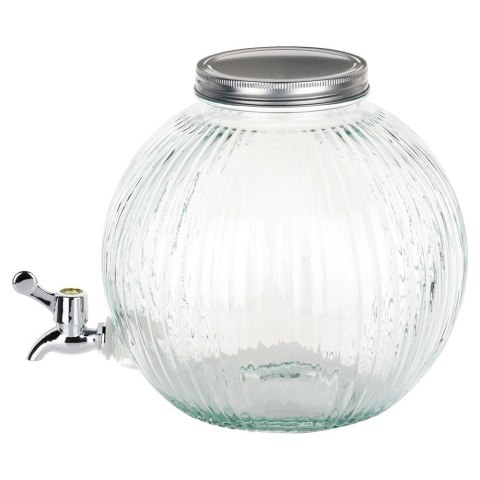 SŁÓJ SŁOIK DO NAPOJÓW Z KRANIKIEM SZKLANY DYSTRYBUTOR NA NAPOJE KULKA 5.5L EXCELLENT HOUSEWARE 139774 SŁÓJ SŁOIK DO NAPOJÓW Z KRANIKIEM SZKLANY DYSTRYBUTOR NA NAPOJE KULKA 5.5L EXCELLENT HOUSEWARE 139774