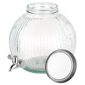 SŁÓJ SŁOIK DO NAPOJÓW Z KRANIKIEM SZKLANY DYSTRYBUTOR NA NAPOJE KULKA 5.5L EXCELLENT HOUSEWARE 139774 SŁÓJ SŁOIK DO NAPOJÓW Z KRANIKIEM SZKLANY DYSTRYBUTOR NA NAPOJE KULKA 5.5L EXCELLENT HOUSEWARE 139774