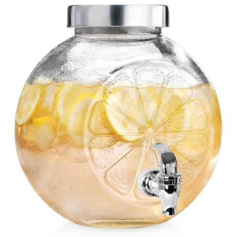 SŁÓJ SŁOIK DO NAPOJÓW Z KRANIKIEM SZKLANY NA NAPOJE LEMONIADĘ CYTRYNA 5.4L ORION 143793 SŁÓJ SŁOIK DO NAPOJÓW Z KRANIKIEM SZKLANY NA NAPOJE LEMONIADĘ CYTRYNA 5.4L ORION 143793