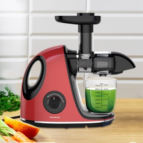 SOKOWIRÓWKA WOLNOOBROTOWA 150W DO OWOCÓW I WARZYW COLD PRESS KLAUSBERG KB-7865 SOKOWIRÓWKA WOLNOOBROTOWA 150W DO OWOCÓW I WARZYW COLD PRESS KLAUSBERG KB-7865