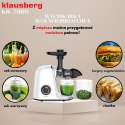 SOKOWIRÓWKA WOLNOOBROTOWA 150W DO OWOCÓW I WARZYW COLD PRESS KLAUSBERG KB-7869