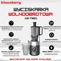 SOKOWIRÓWKA WOLNOOBROTOWA 180W DO OWOCÓW I WARZYW COLD PRESS KLAUSBERG KB-7881