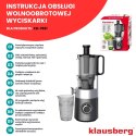 SOKOWIRÓWKA WOLNOOBROTOWA 180W DO OWOCÓW I WARZYW COLD PRESS KLAUSBERG KB-7881