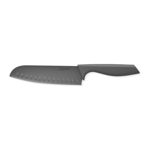 STALOWY NÓŻ SANTOKU 17.5CM Z POWŁOKĄ CERAMICZNĄ NIEPRZYWIERAJĄCĄ POJEDYNCZY MAESTRO MR-1432 STALOWY NÓŻ SANTOKU 17.5CM Z POWŁOKĄ CERAMICZNĄ NIEPRZYWIERAJĄCĄ POJEDYNCZY MAESTRO MR-1432