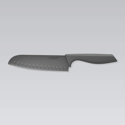 STALOWY NÓŻ SANTOKU 17.5CM Z POWŁOKĄ CERAMICZNĄ NIEPRZYWIERAJĄCĄ POJEDYNCZY MAESTRO MR-1432 STALOWY NÓŻ SANTOKU 17.5CM Z POWŁOKĄ CERAMICZNĄ NIEPRZYWIERAJĄCĄ POJEDYNCZY MAESTRO MR-1432