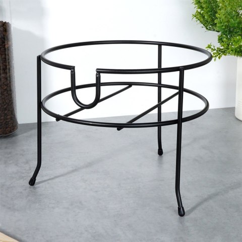 STOJAK POD SŁÓJ SŁOIK Z KRANIKIEM METALOWY CZARNY 23 CM VILDE 229072 STOJAK POD SŁÓJ SŁOIK Z KRANIKIEM METALOWY CZARNY 23 CM VILDE 229072