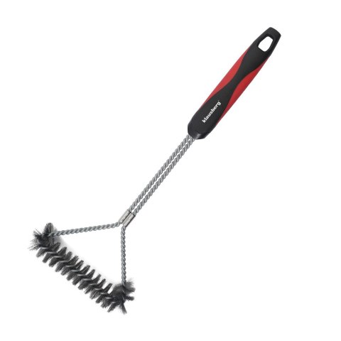 SZCZOTKA DO CZYSZCZENIA GRILLA, STAL NIERDZEWNA, UCHWYT Z TWORZYWA, KLAUSBERG KB-7898